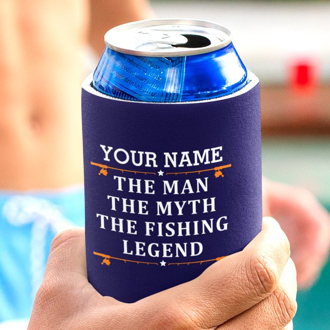 Personalised The Man The Myth The Fishing Legend Can Cooler (Creator Uploaded)