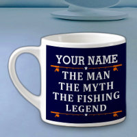 Personalised The Man The Myth The Fishing Legend