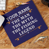 Personalised The Man The Myth The Fishing Legend