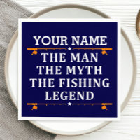 Personalised The Man The Myth The Fishing Legend