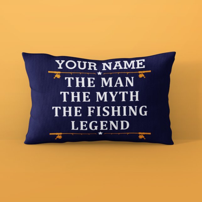 Personalised The Man The Myth The Fishing Legend Pillowcase (Creator Uploaded)