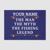 Personalised The Man The Myth The Fishing Legend