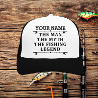 Personalised The Man The Myth The Fishing Legend