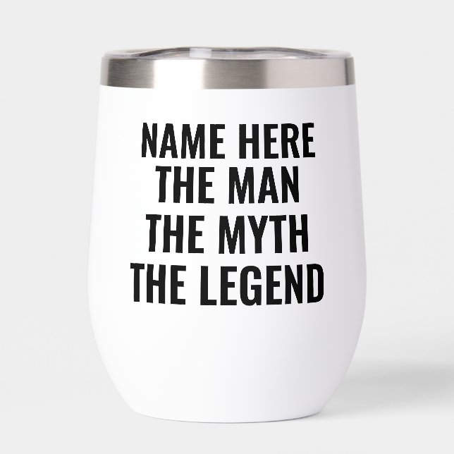 Personalised The Man The Myth The Legend (Back)