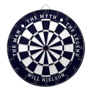 Personalised "The man, the myth, the legend" Name Dartboard