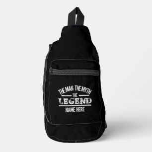 Personalised The Man The Myth The Legend Sling Bag