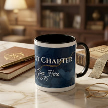 Personalised "The Next Chapter" Retirement Mug
