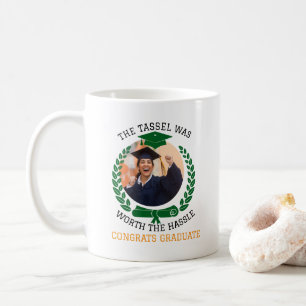 Personalised The Tassel Was Worth the Hassle Photo Coffee Mug