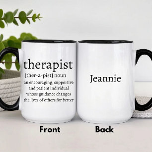 Personalised Therapist Definition Mug