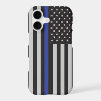 Personalised Thin Blue Line American Flag