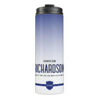 Personalised Thin Blue Line Police Officer