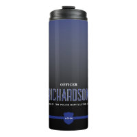 Personalised Thin Blue Line Police Officer