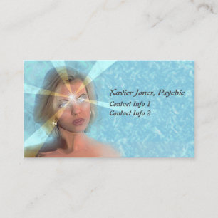 Personalised third eye psychic business cards