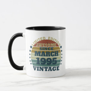 Personalised Thirty vintage 30th birthday party Mug