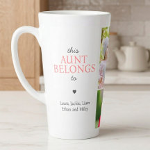 Personalised "This Aunt Belongs To" Photo Collage