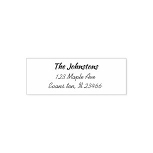 Personalised this Home Address Self-inking Stamp