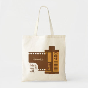 Personalised This Is How I Roll Camera Film Tote