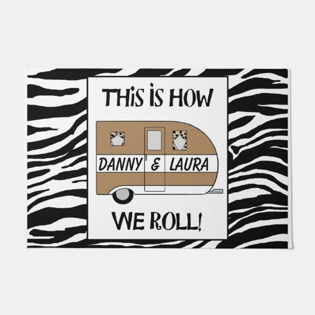 Personalised “This is How We Roll” Doormat (Front)