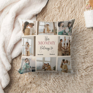 Personalised “This Mummy Belongs To” Photo    Cushion