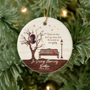 Personalised Those We Love/Brother Ceramic Ornament