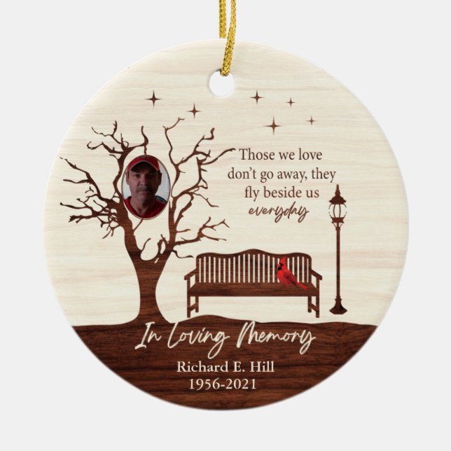 Personalised Those We Love Christmas Ornament (Front)