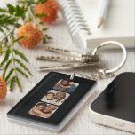 Personalised Three Photo and Text Key Ring<br><div class="desc">Design your own easy to make Personalised keychain,  perfect for Fathers Day with best dad ever on the back,  or change it to suit your requirements  - add your own photo and text to this unique gift idea</div>
