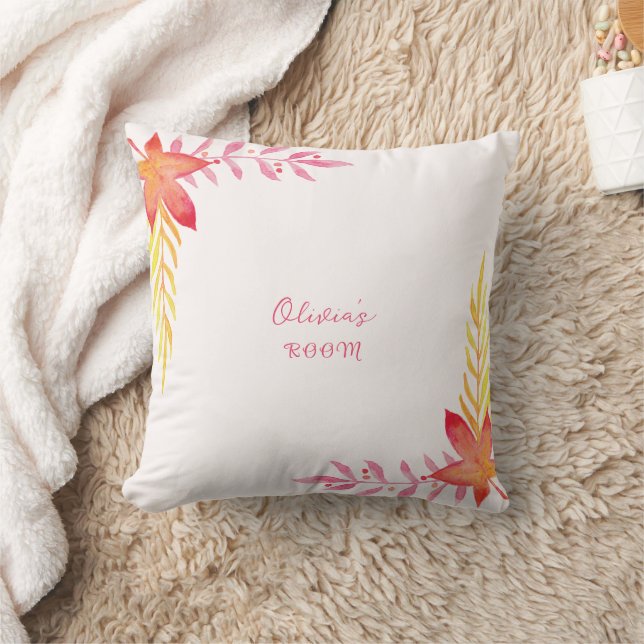 Personalised Throw Pillow with a Custom Two-Sided  (Blanket)
