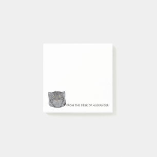 Personalised Tibetan Pallas Cat Post-It Notes