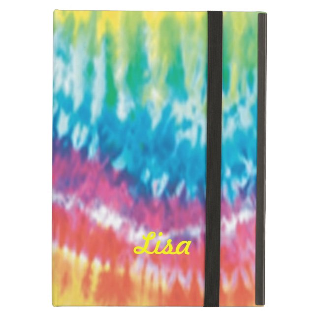 Personalised Tie Dye iPad Case (Front Closed)