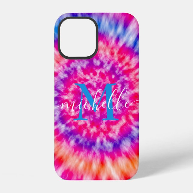 Personalised Tie Dye iPhone Case (Back)