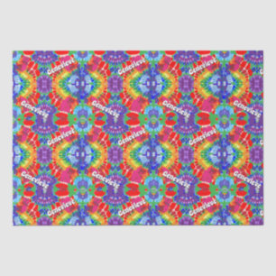 Personalised Tie-Dye Tissue Paper