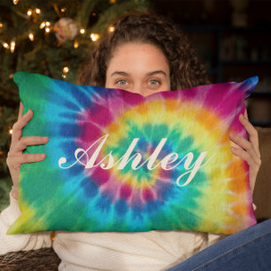 Personalised Tie Dyed Decorative Cushion