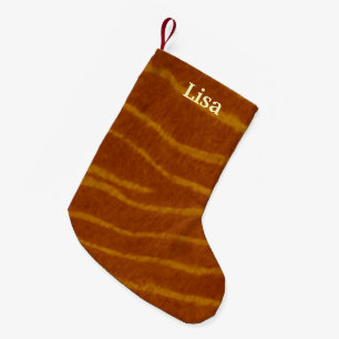 Personalised Tiger Christmas Stocking