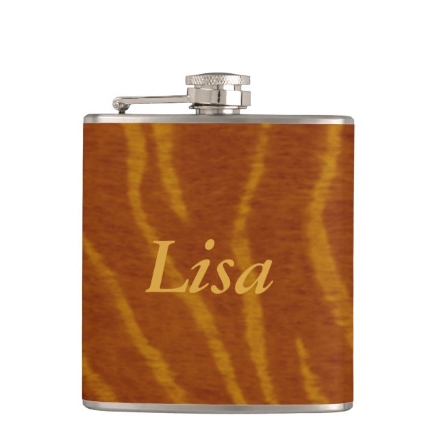 Personalised Tiger Flask (Front)