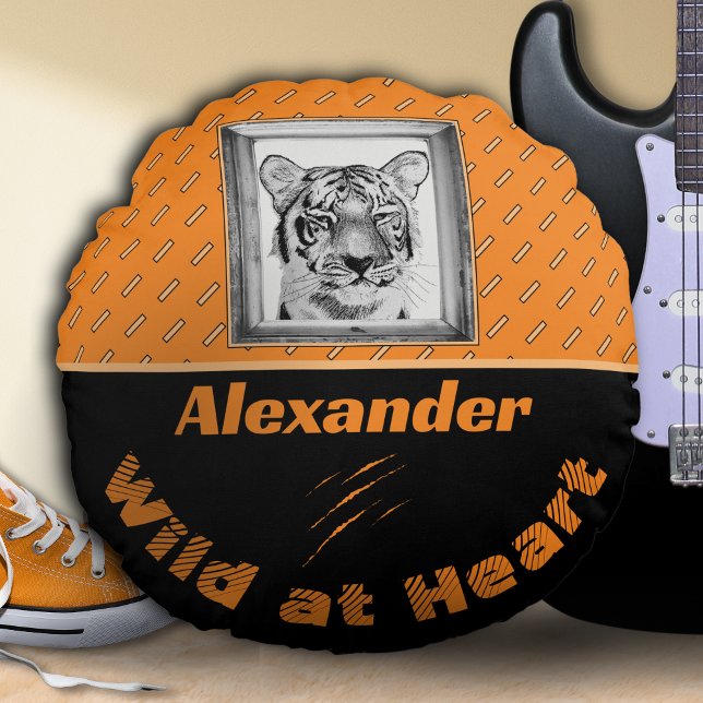 Personalised Tiger Pillow (Creator Uploaded)