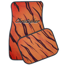 Personalised Tiger Stripes Orange and Black