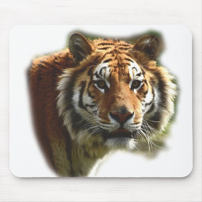 Personalised Tiger Wild Animal Mouse Pad (Front)