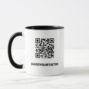 Personalised TikTok Mug With QR code