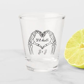Personalised ’Til Death Wedding Shot Glass