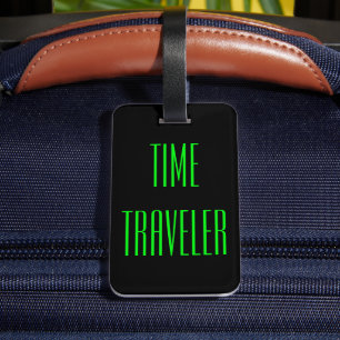 Personalised Time Travel Luggage Tag