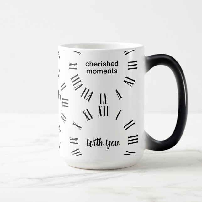 Personalised Time with You Clock Art Mug (Right)