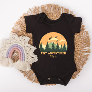 Personalised Tiny Adventurer Baby Bodysuit