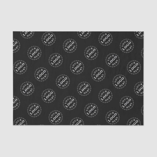 Personalised Tissue Paper with Logo Pattern Print (Front)