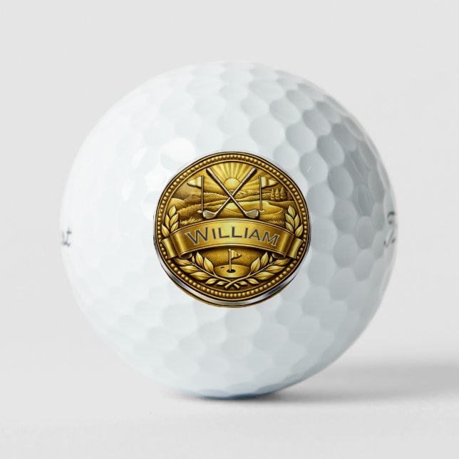 Personalised Titleist Pro V1 Golf Balls (Front)