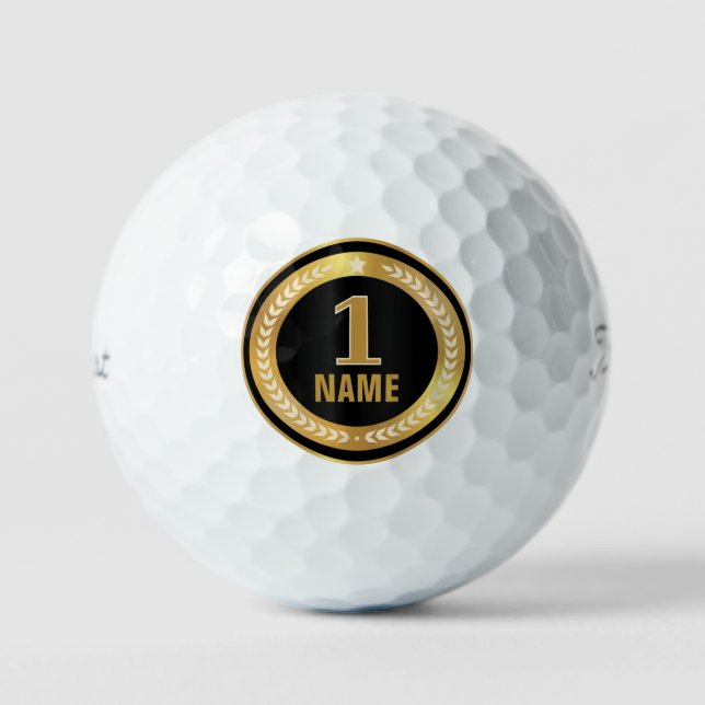 Personalised Titleist Pro V1 Golf Balls (Front)