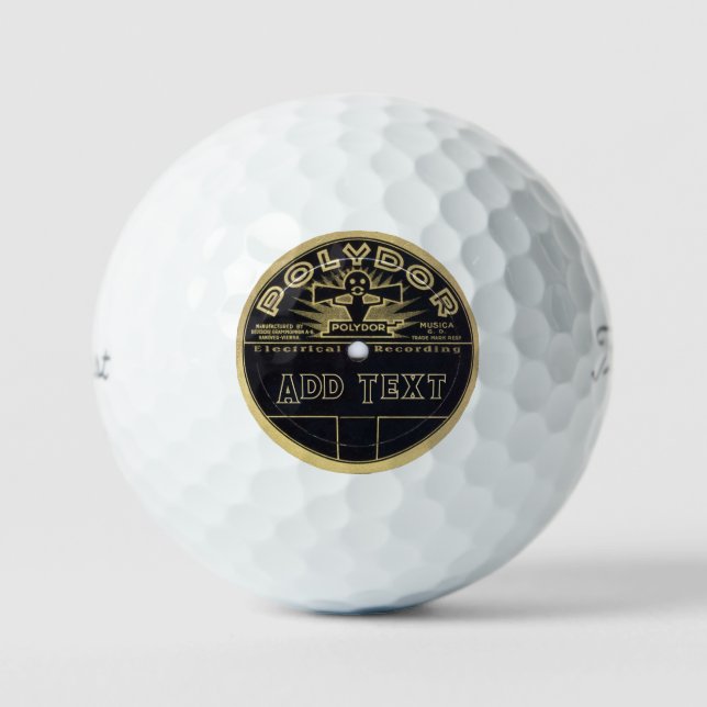 Personalised Titleist Pro V1 Golf Balls (Front)