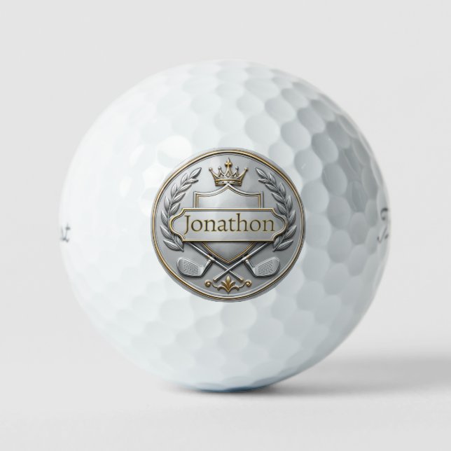 Personalised Titleist Pro V1 Golf Balls (Front)