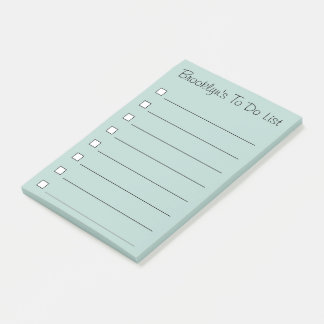 Personalised To Do List - Post It Notes