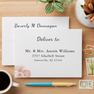Personalised To & From Boho Florals Envelope