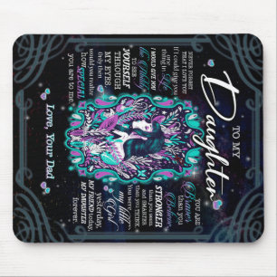 Personalised To My Daughter Blanket, Mouse Pad
